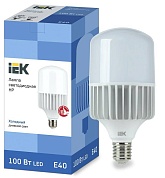 Лампа светодиодная "ИЭК" HP 100Вт  6500К E40  (LLE-HP-100-230-65-E40)