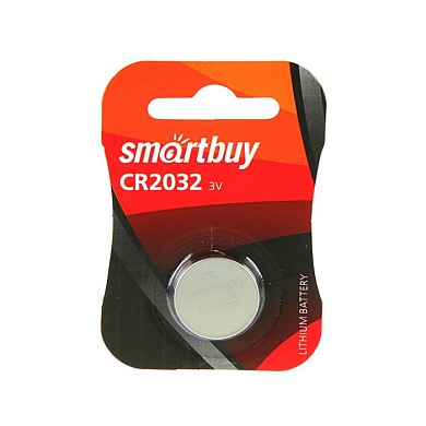 Батарейка   CR2032 "Smartbuy" (SBBL-2032-1B)