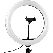 Лампа светодиодная кольцевая "Smartbuy" 36см, держатель д/тел., для профес-ной съемки (SBL-TTL-14)