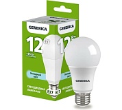 Лампа светодиодная  "GENERICA" A60 220В 12Вт E27 6500K (LL-A60-12-230-65-E27-G)