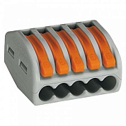 КЛЕММНИК  5х2,5 "WAGO" с рычажком (222-415)