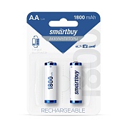 Аккумулятор  Smartbuy 1800mAh (AA)(SBBR-2A02BL1800)  (2шт)