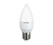 Лампа светодиодная "Smartbuy" C37 220В 7Вт E27 4000K свеча