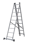 Алюминевая лестница-стремянка НОВАЯ ВЫСОТА 9 ступ. 46494