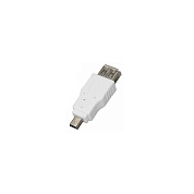 Переходник USB (гнездо USB-A - штекер mini USB), (1шт.) "REXANT" (06-0191-A)