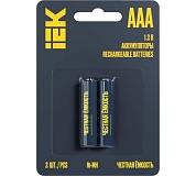 Аккумулятор "ИЭК" GREEN Ni-MH 1100mAh (AAА) (AAK-NIMH-03-1100-L02)  (2шт)