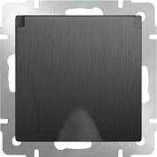 Механизм РОЗЕТКИ  1-мест. с/п з/к c крышкой/шторки (WERKEL) (графит рифленый) (WL04-SKGSC-01-IP44)