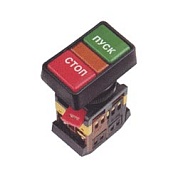 Кнопка   ИЭК PPBB-30N (сдвоенная "Пуск-Стоп" с подсв.) (BBD21-PPBB-K51)