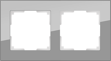РАМКА 2-я (WERKEL) (серый,стекло) (WL01-Frame-02 Favorit)