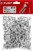 Площадка под хомут усиленная "ЗУБР" белая 16x23мм (100шт)(30920) 