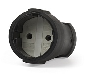 Штепсель "Smartbuy" 10А 250В черный ПВХ (sbe-10-S03-b)