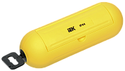 Бокс для защиты кабельного соединения IP44 желтый IEK (WBX10-44-K05 )