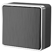 Выключатель   1кл. О/П /графит рифленый/ (WERKEL) (WL15-01-01)