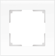 РАМКА 1-я (WERKEL) (белый,стекло) (WL01-Frame-01Favorit)
