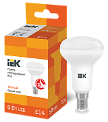 Лампа светодиодная  "ИЭК" R50 5Вт 220В 3000K Е14 ECO (LLE-R50-5-230-30-E14)