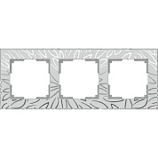 Рамка 3-я (WERKEL) (серебряный/стекло) (WL09-Frame-03-Edel)