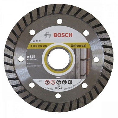 ДИСК АЛМАЗНЫЙ "BOSCH" D-115 TURBO (2.608.602.393)