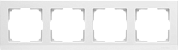 РАМКА 4-я (WERKEL) (белая) (WL04-Frame-04-stark white)