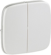 Панель лицевая для 2-кл. выкл. (белая) (Legrand Valena Allure) (755025)