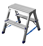 Алюминевая стремянка СИБИН 2 ступ. двухторонняя 38825-02