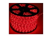 Дюралайт светодиодный LED-3W КОСМОС круглый  красный 1,6Вт/м (390971)