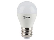 Лампа светодиодная "ЭРА" LED smd Р45 11Вт E-27 220В 6000K (шар матовый)