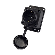 Розетка з/к "Lezard"/"Smartbuy" 250В 10/16А (106-0400-0103/103)/(SBE-16-1-00-R)