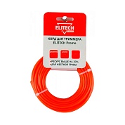 ЛЕСКА ДЛЯ ТРИММЕРА  3,0мм  (катушка 15м) Elitech круг (0809.020000)