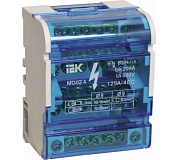 Шина на DIN-рейку в корпусе (кросс-модуль) ШНК 4х7 3L+PEN ИЭК YND10-4-07-100