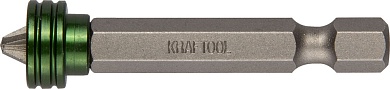 Бита крест  PH2  50мм "KRAFTOOL""с магнитным держателем-ограничителем  (1шт) (26128-2-50-1)