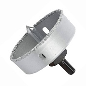 КОРОНКА-ЧАШКА "ЗУБР""ЭКСПЕРТ" с карбид-вольфрамовой крошкой,в сборе,высота 25мм,67мм (33360-067)