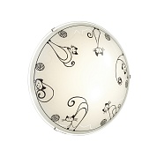 Светильник светодиодный "СОНЕКС" 2070/BL SN 08 "CATS" стекло, 24Вт, 3800К, D300 