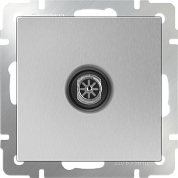 Механизм РОЗЕТКИ TV с/п проходная (WERKEL) (серебро) (WL06-TV-2W)