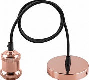 Патрон для ламп со шнуром 1м, 230В E27 медь LH128 "Feron"(22364)