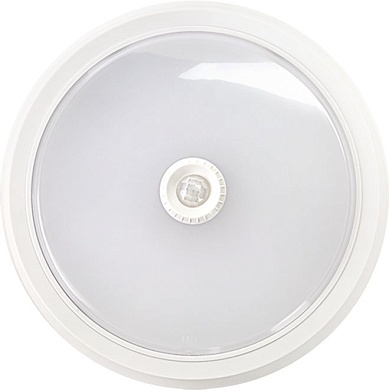 Светильник светодиодный "ЭРА" SPB-3-05-4К-MWS 5Вт (155x40) круг белый датчик движения 4000К