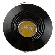 СВЕТИЛЬНИК  ES- 9903 LED LED 3W COB BK черный (мебельный) (Б5)