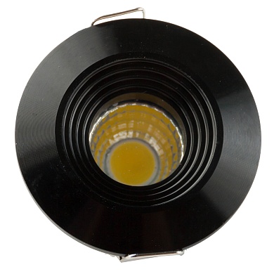 СВЕТИЛЬНИК  ES- 9903 LED LED 3W COB BK черный (мебельный) (Б5)