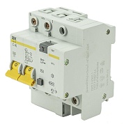 Выключатель автоматический дифференциального тока 2п C 25А 30мА тип AC 4.5кА АД-12 ИЭК MAD10-2-025-C-030