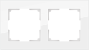 РАМКА 2-я (WERKEL) (белый,стекло) (WL01-Frame-02Favorit)