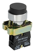 Кнопка   ИЭК LAY5-BL21 (черная 1з) (BBT70-BL-K02)