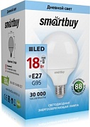 Лампа светодиодная "Smartbuy" G95 220В 18Вт E27 4000K