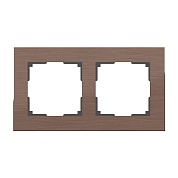 Рамка 2-я (WERKEL) (коричневый алюминий) (WL11-Frame-02)