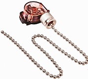 Выключатель для настенного светильника, Silver (1шт.) "REXANT" (06-0240-A)