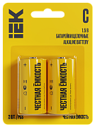 Батарейка   LR14/C  "IEK" Alkaline Optima (ABT-LR14-OP-L02) 2шт