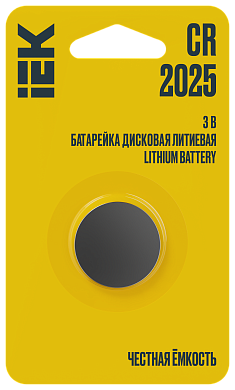 Батарейка   CR2025 "IEK" Optima (ABT-CR2025-OP-L01)