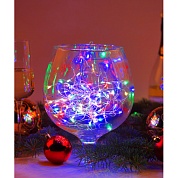 Гирлянда "ЭРА" "Нить" 10м, серебр. провод.,100LED ,220В, мультиколор (Б0047965)