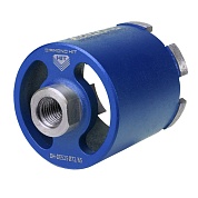 Коронка алмазная для подрозетников "CROWN"  DH-DE525 Ø72/65 M16 R 6LSP 