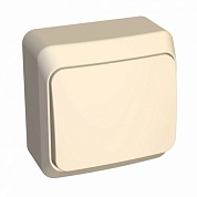 Выключатель   1кл. О/П /крем/(Lexel Этюд) (ВА10-001К)