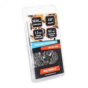 ЦЕПЬ "PATRIOT" 62зуб. 3/8 1.3мм (Partner 18"-350-422; Poulan 18"-2050-2250; Makita 18")