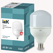 Лампа светодиодная "ИЭК" HP 65Вт  4000К E40  (LLE-HP-65-230-40-E40)